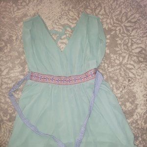 VERY J mint color dress
